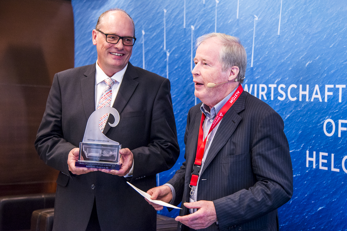 Verleihung „Bestes Offshore Windkraftwerk 2014“